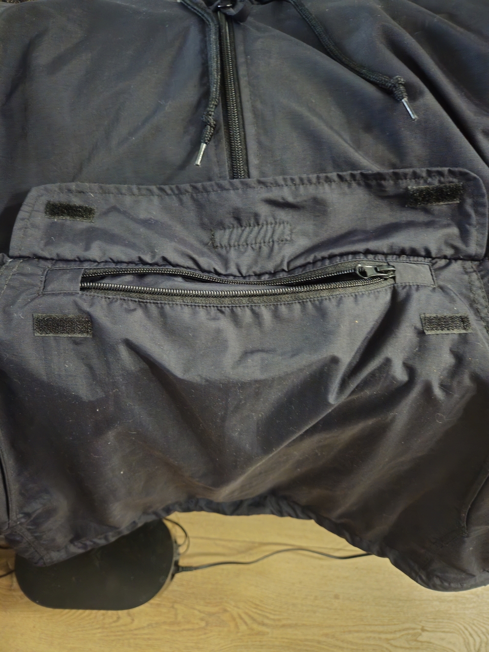 OBEY Men's Black Nylon Hooded Anorak Jacket in size XL - Picture 7 of 7